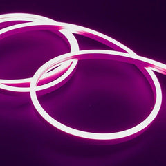 Pink Neon Flex 24V 8x16mm 120LEDs/m IP65 Waterproof 5cm Cut 15m - House of LEDS