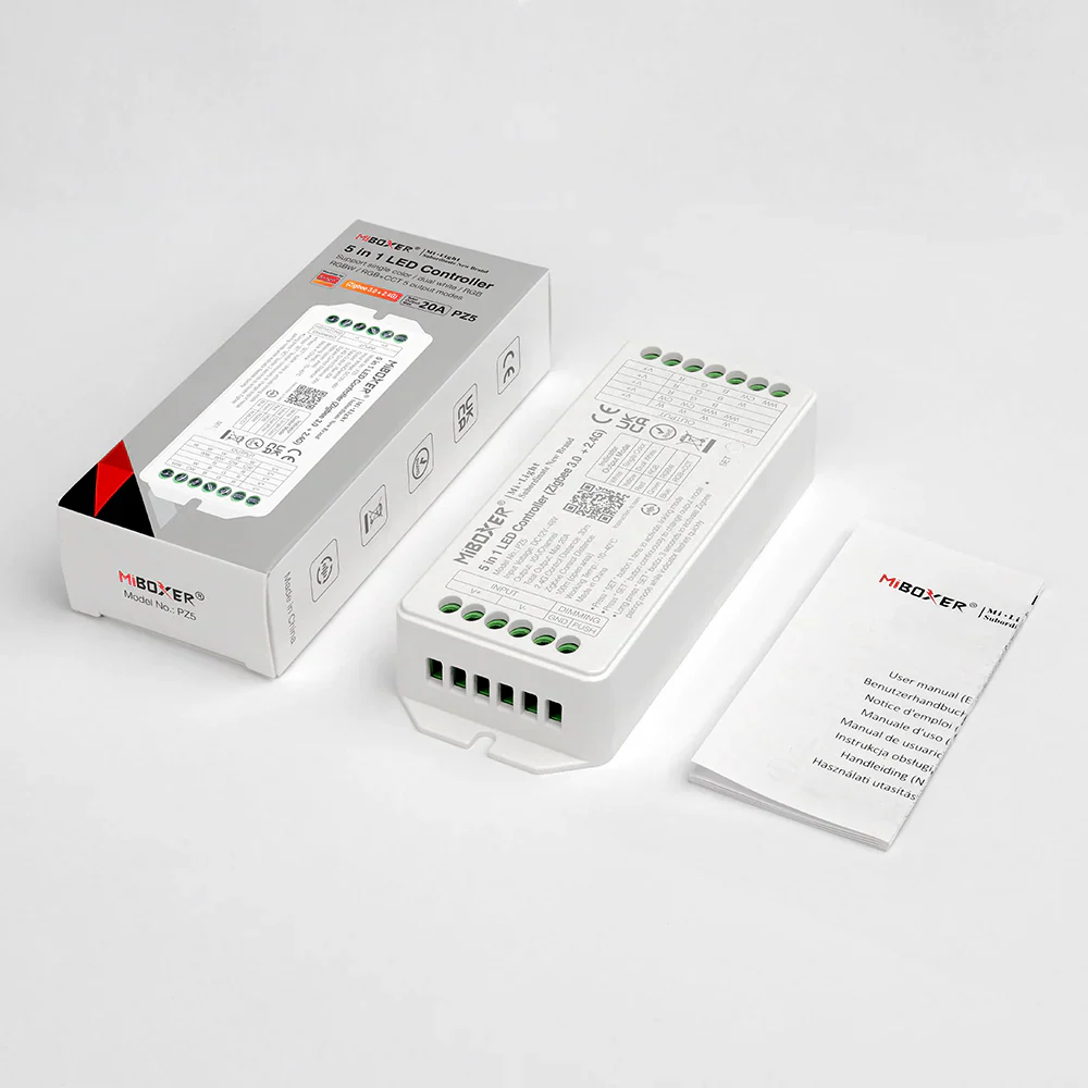 Miboxer 5 in 1 LED Controller (Zigbee 3.0 + 2.4G) Output Max 20A PZ5