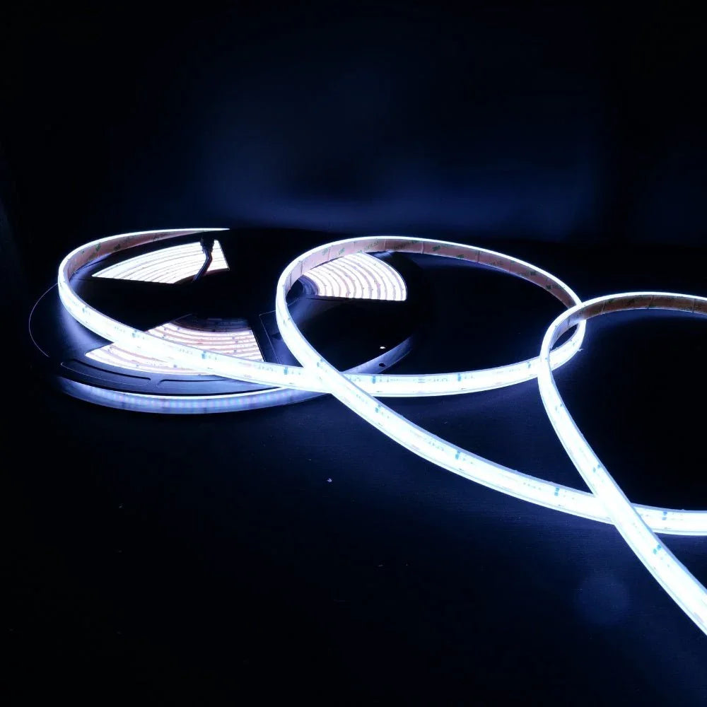 RGB CCT COB LED Strip 24V IP20 non-Waterproof 840 LEDs/m 12mm Wide - UK LED Lights