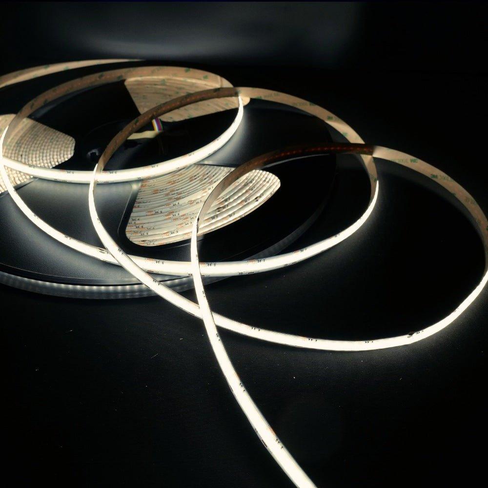 RGB CCT COB LED Strip 24V IP20 non - Waterproof 840 LEDs/m 12mm Wide - House of LEDS