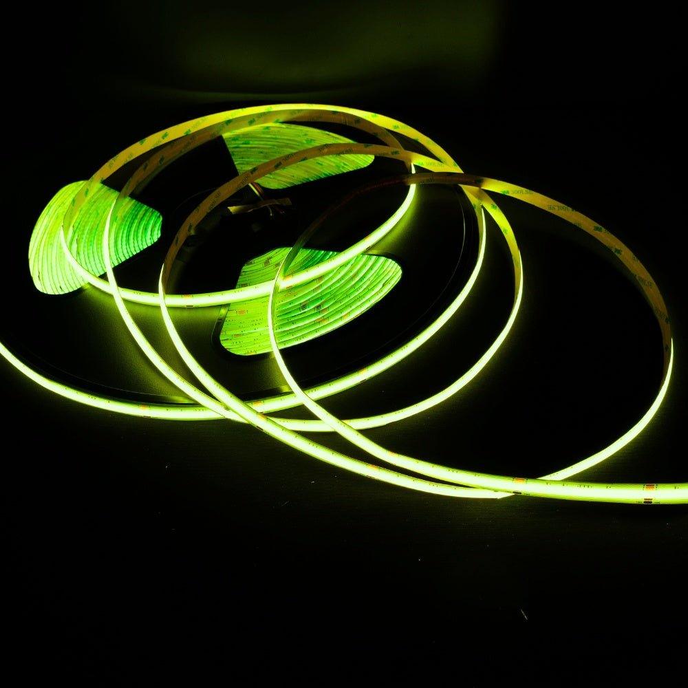 RGB COB LED Strip 24V IP20 non - Waterproof 576 LEDs/m 8mm wide - House of LEDS