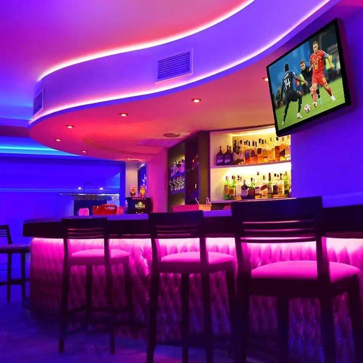 RGB COB LED Strip 24V IP20 non-Waterproof 840 LEDs/m 10mm wide - UK LED Lights