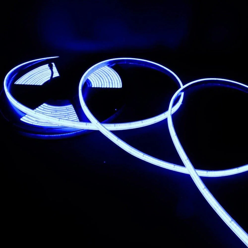 RGB COB LED Strip 24V IP20 non-Waterproof 840 LEDs/m 10mm wide - UK LED Lights