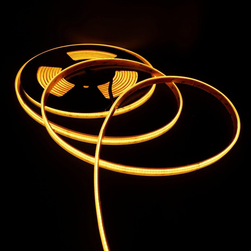 RGB COB LED Strip 24V IP67 Waterproof 840 LEDs/m 5cm Cut - House of LEDS