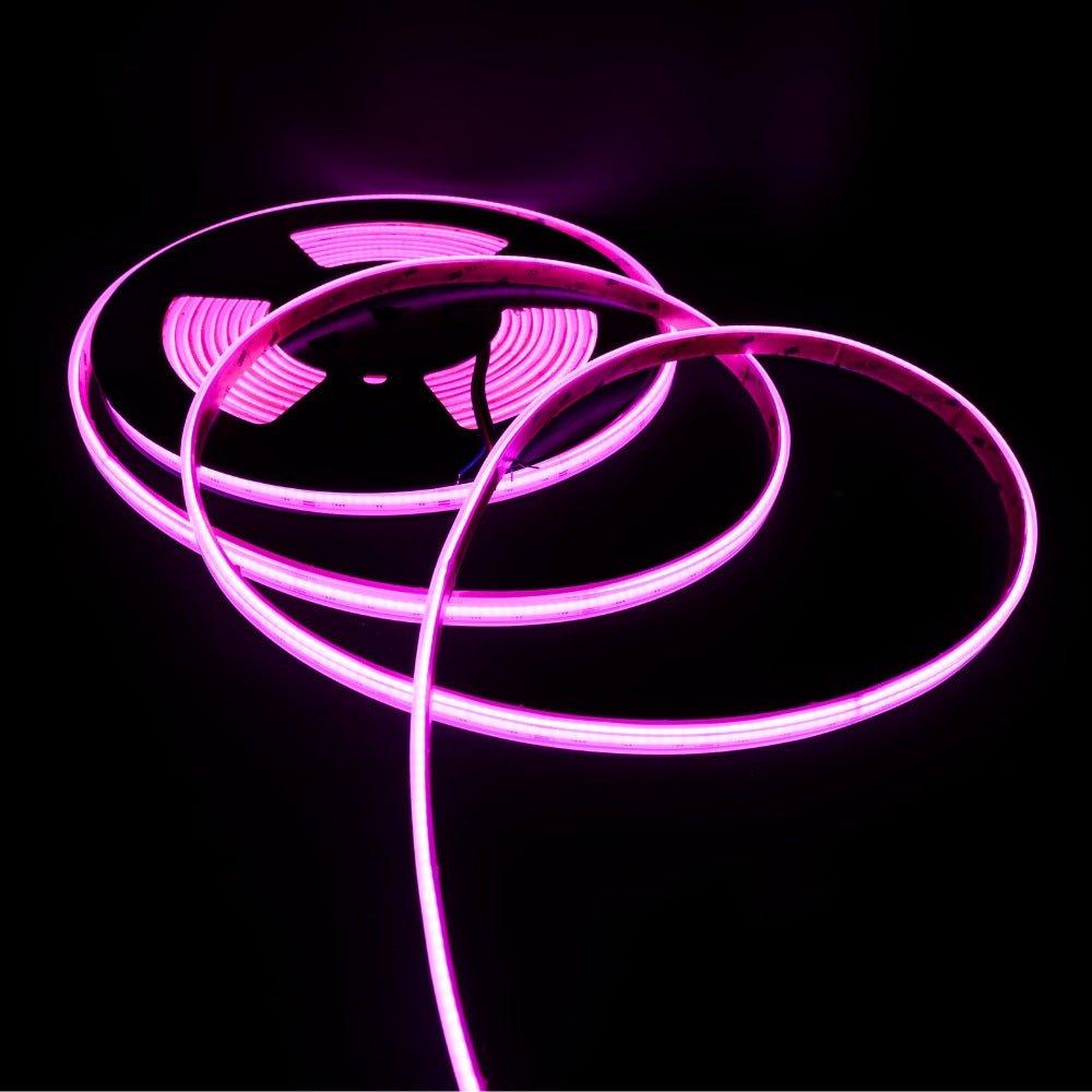 RGB COB LED Strip 24V IP67 Waterproof 840 LEDs/m 5cm Cut - House of LEDS