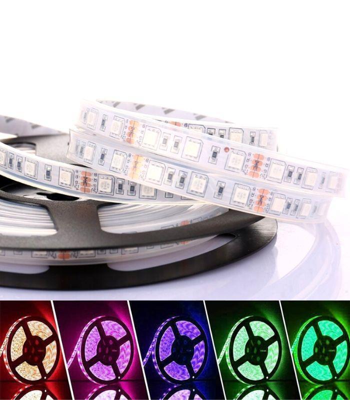RGB LED Strip 12V IP20 Non-Waterproof 300LEDs 10 Metre WiFi Wireless Control Kit - UK LED Lights