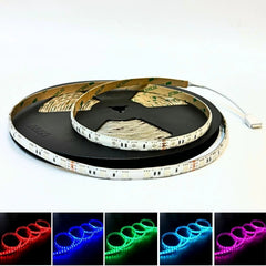 RGB LED Strip DC 24V 10m One Length 5050 IP20 Non-Waterproof 60LED/m - UK LED Lights