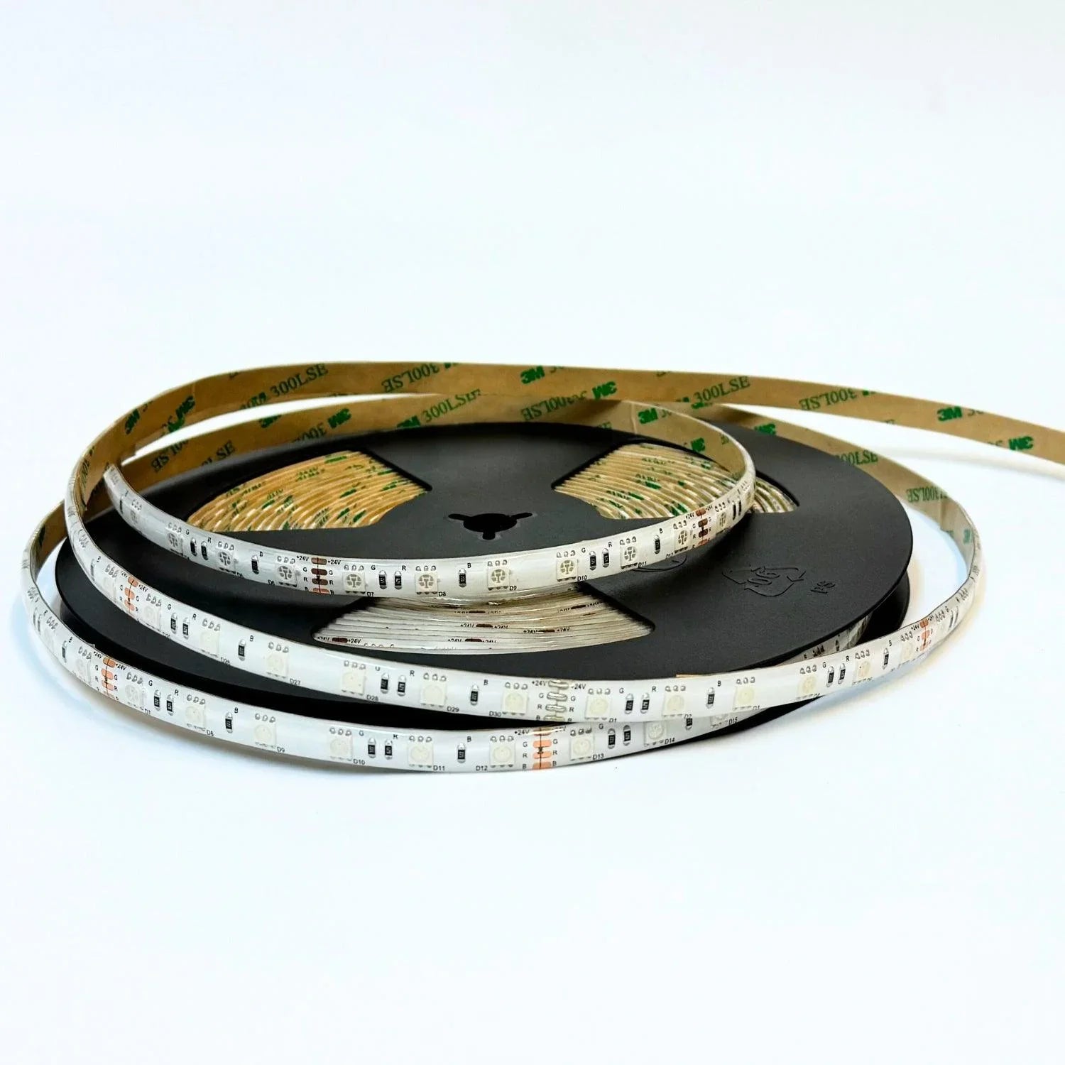 RGB LED Strip DC 24V 10m One Length 5050 IP20 Non-Waterproof 60LED/m - UK LED Lights