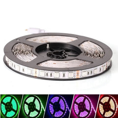 RGB LED Strip DC 24V 10m One Length 5050 IP20 Non-Waterproof 60LED/m - UK LED Lights