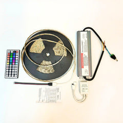 RGB LED Strip with WiFi Controller DC 24V 10m One Length 5050 IP65 Waterproof 60LED/m Full Kit - UK LED Lights