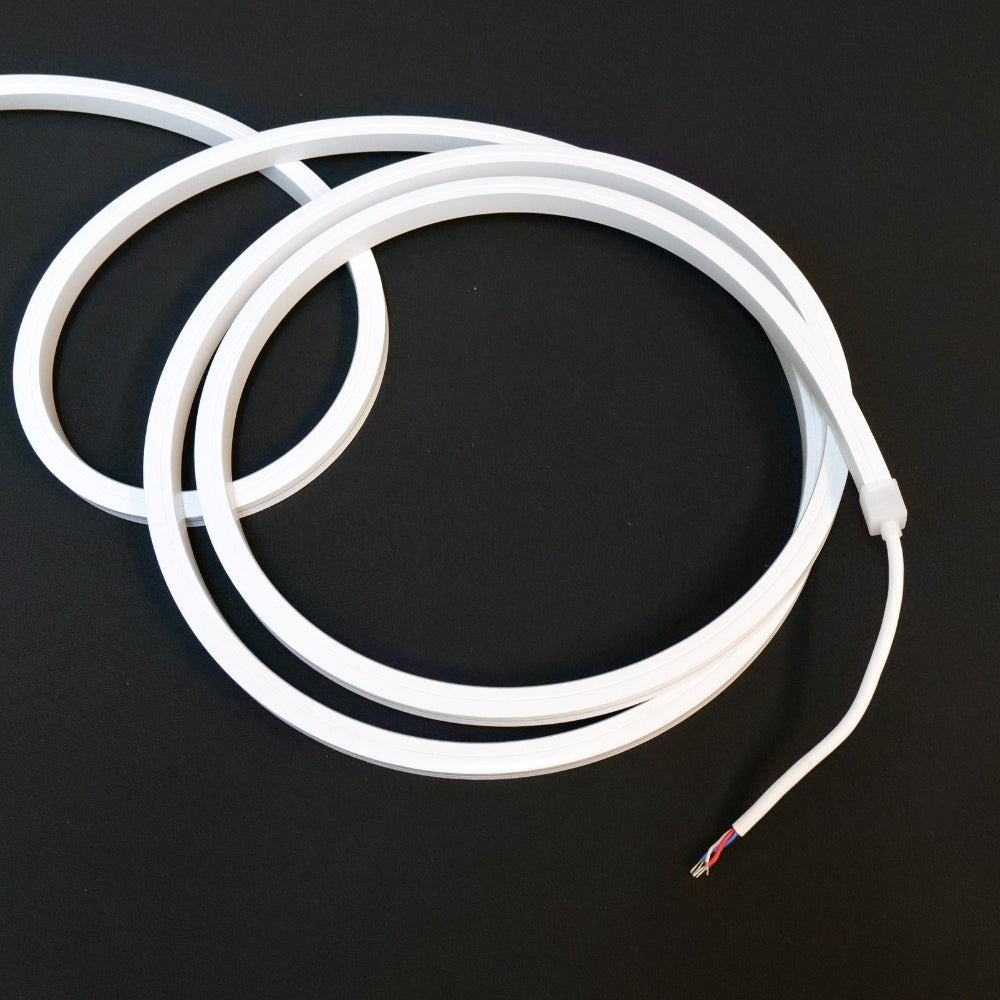 RGBW (3000K) LED Neon Flex 13x13mm IP67 Waterproof 48V 20 Metre - House of LEDS