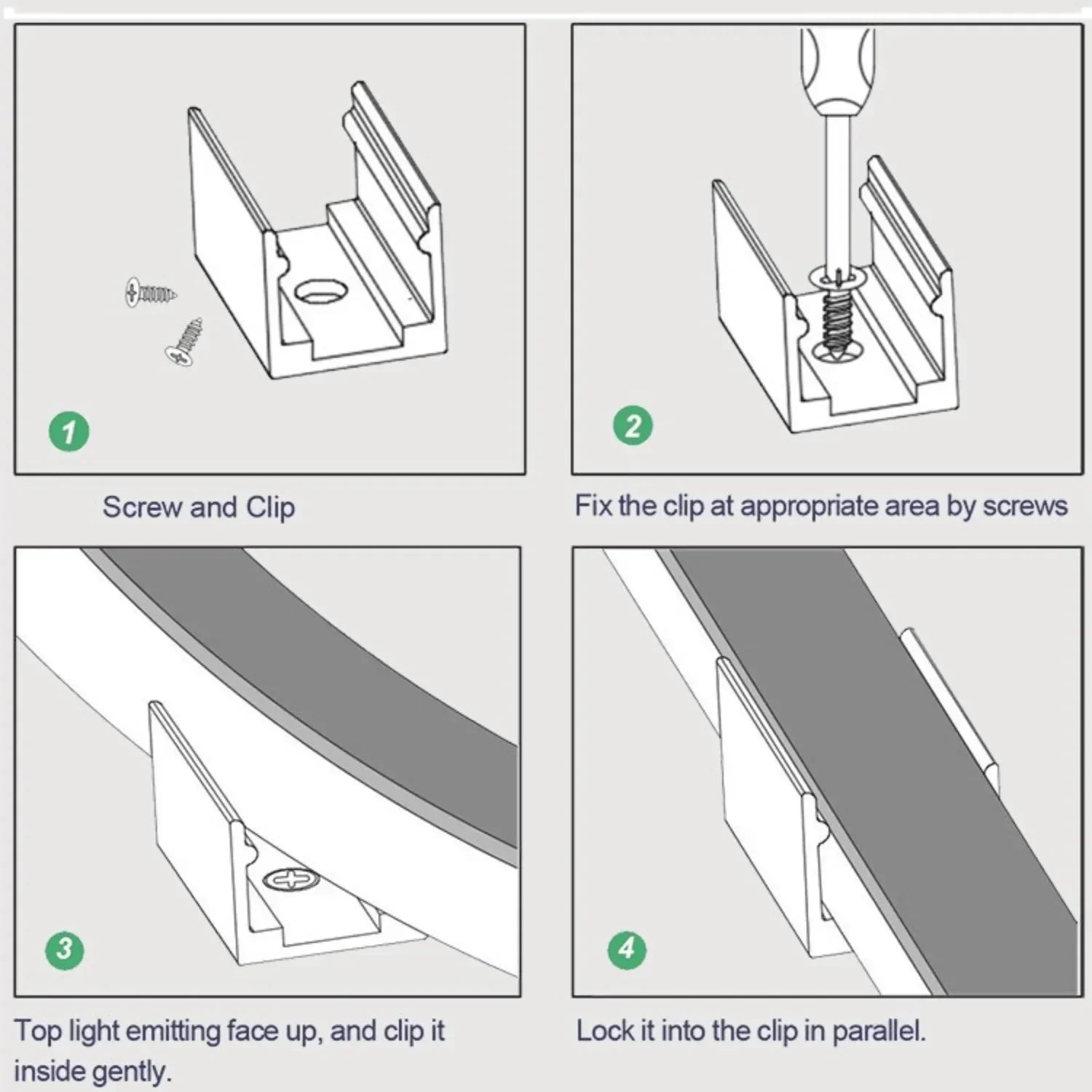 RGB LED Neon Flex 220V 240V 16x16mm Vertical Bending IP67 Waterproof Full Kit - ATOM LED