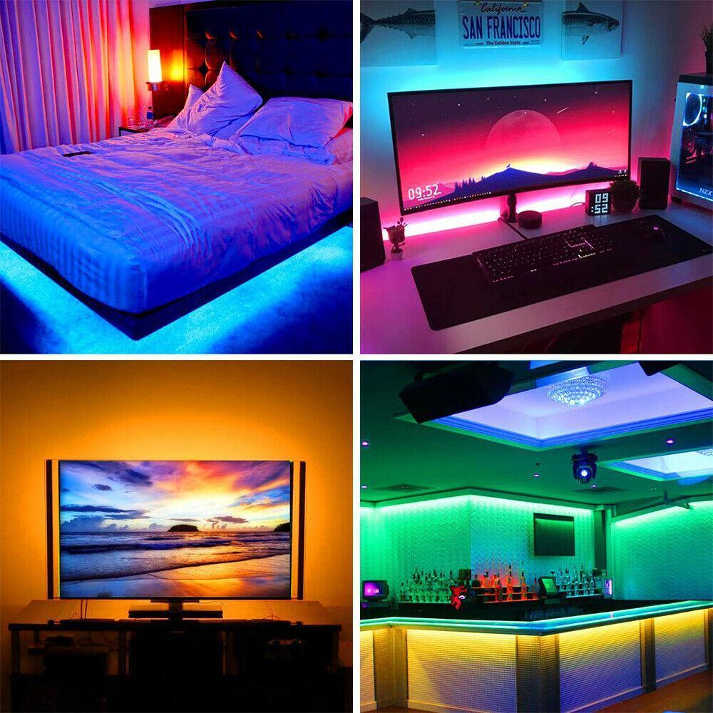 RGB LED Strip Light SMD5050 RGB 220-240V IP67 Waterproof 60LED/m Full Kit - ATOM LED