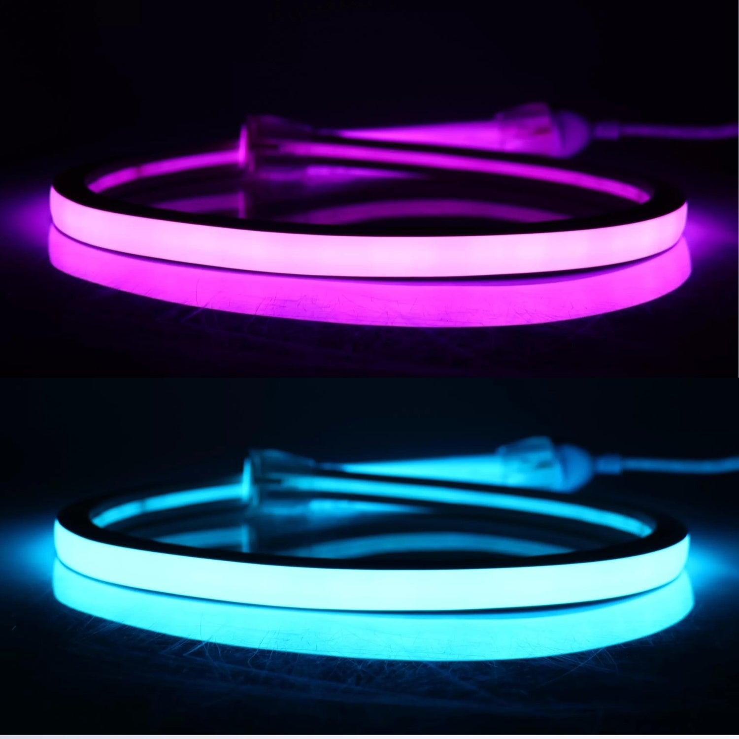 Ultra Long 18x16mm RGB Neon Flex 48V IP68 Top Bend Waterproof 30 Metre - House of LEDS