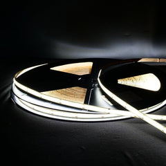 Extra Long Natural White 4000K COB LED Strip 48V 480LEDs/m IP20 - UK LED Lights