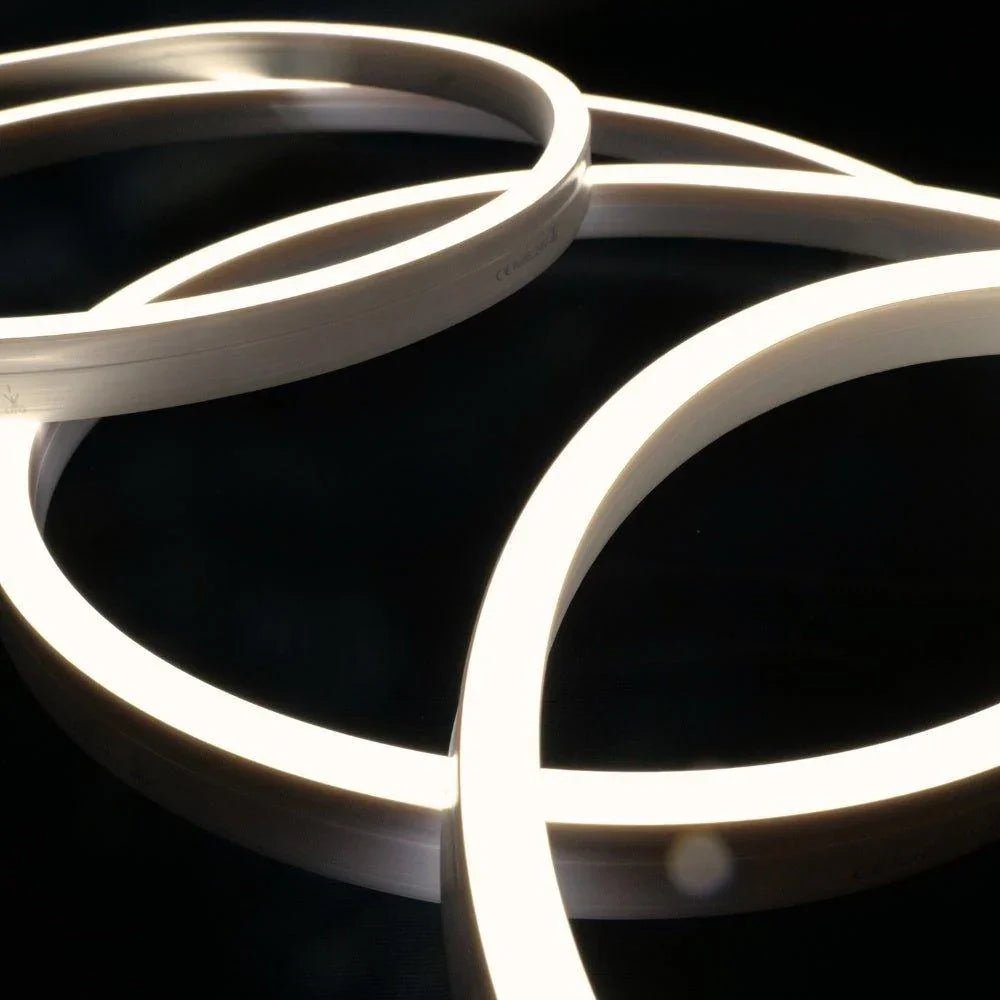 Ultra Long Natural White Neon Flex 48V 10x20mm IP68 Waterproof 50m - House of LEDS