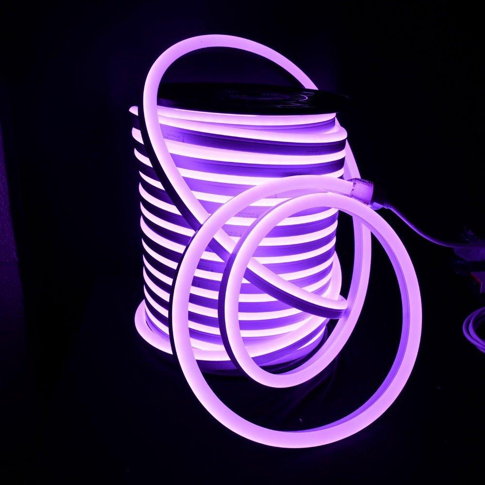 Ultra Long RGB Neon Flex 15x25mm 48V IP68 Waterproof 30 Metre - House of LEDS