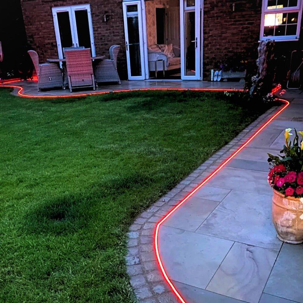 Ultra Long RGB Neon Flex 48V 10x20mm IP68 Waterproof 30 Metre - House of LEDS