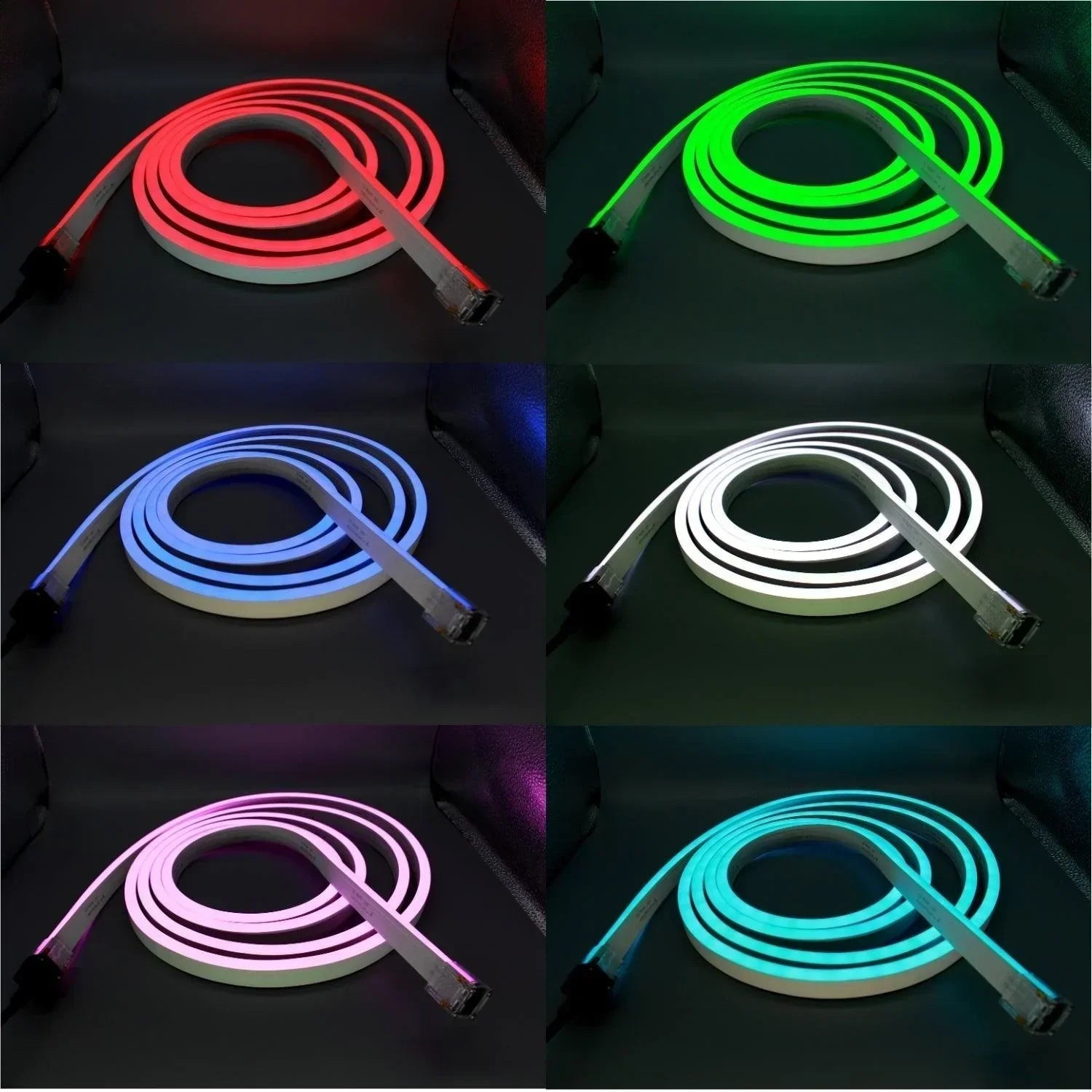 Ultra Long RGB Neon Flex 48V 10x20mm IP68 Waterproof 30 Metre - UK LED Lights