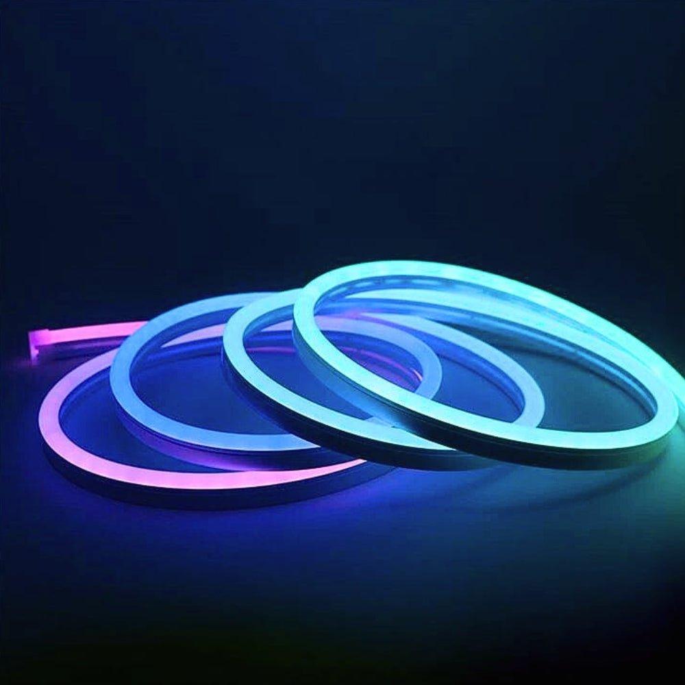 Ultra Long RGB Neon Flex 48V 10x20mm IP68 Waterproof 30 Metre - House of LEDS