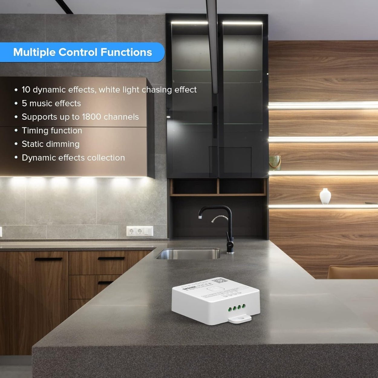 Wall Panel Controller for SP636E DC5 - 24V Addressable LED Strip Controller - House of LEDS