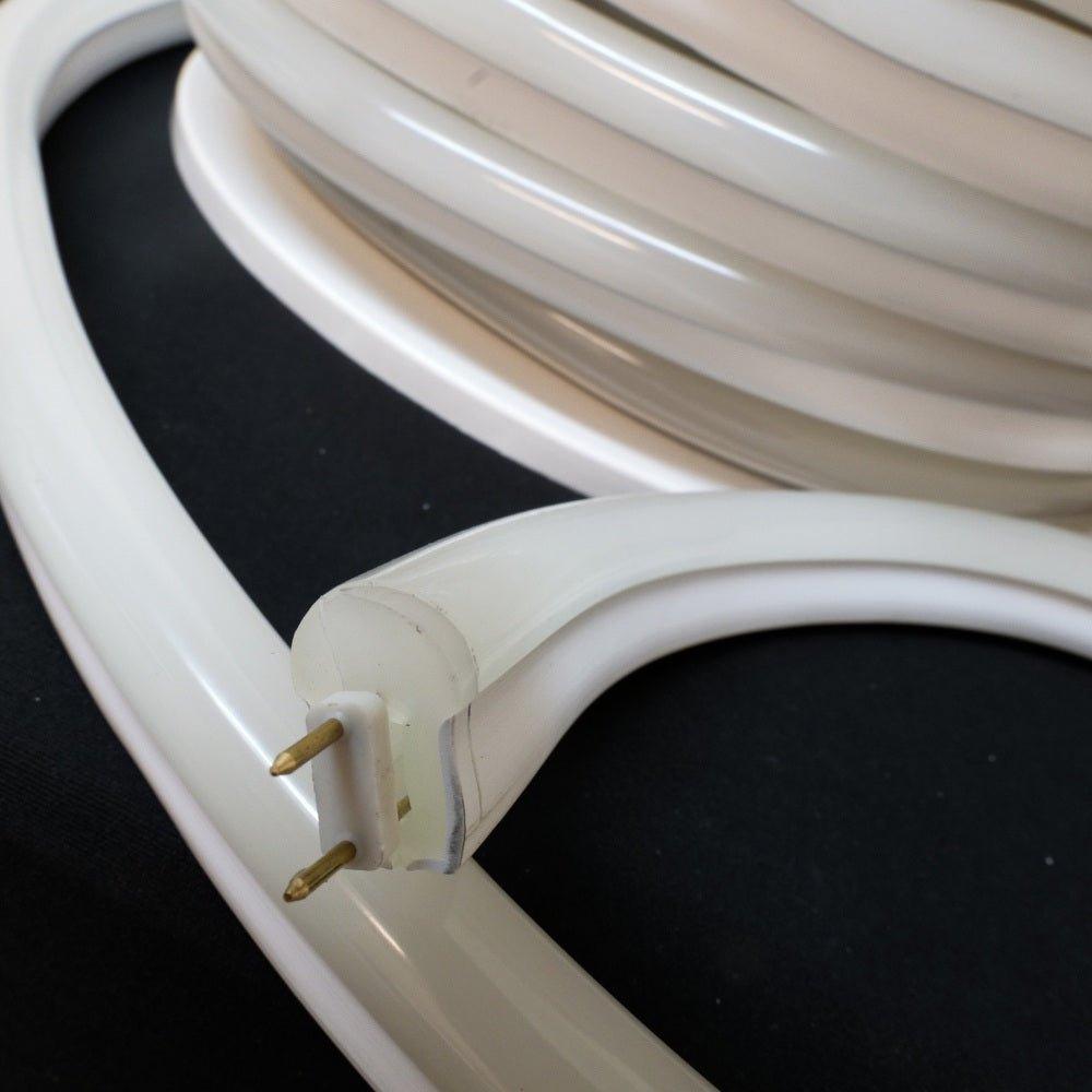 Warm White Neon Flex 14x25mm 220V 240V 120LEDs/m IP65 Waterproof with UK Plug - House of LEDS