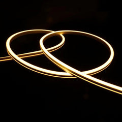 Warm White LED Neon Flex 2700K 24V 6x12mm IP67 Waterproof 5cm Cut 20m | UK LED Lights