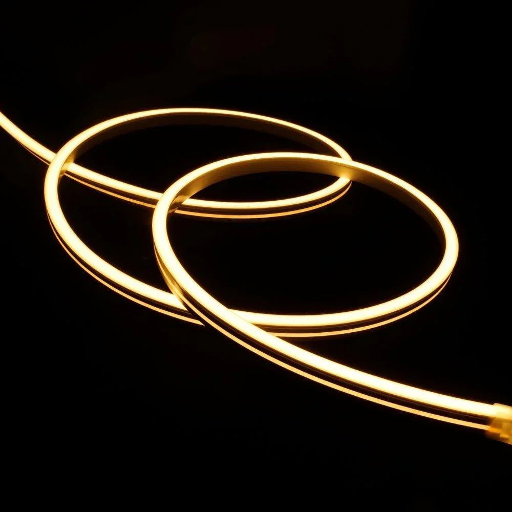 Extra Long Warm White LED Neon Flex 2700K 48V 6x12mm IP67 Waterproof 40m Continuous Run | UK LED Lights