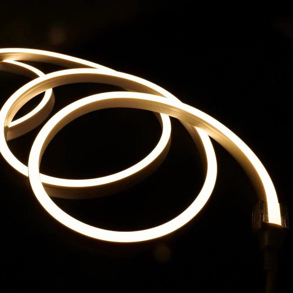 Warm White Neon Flex 2800K 24V 10x20mm IP68 Waterproof 20m - House of LEDS