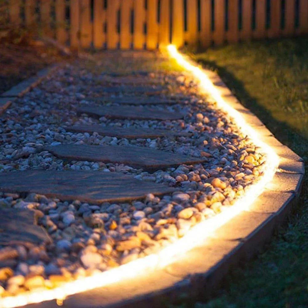 Warm White LED Neon Flex 3000K 24V 6x12mm IP67 Waterproof 5cm Cut 20m | UK LED Lights