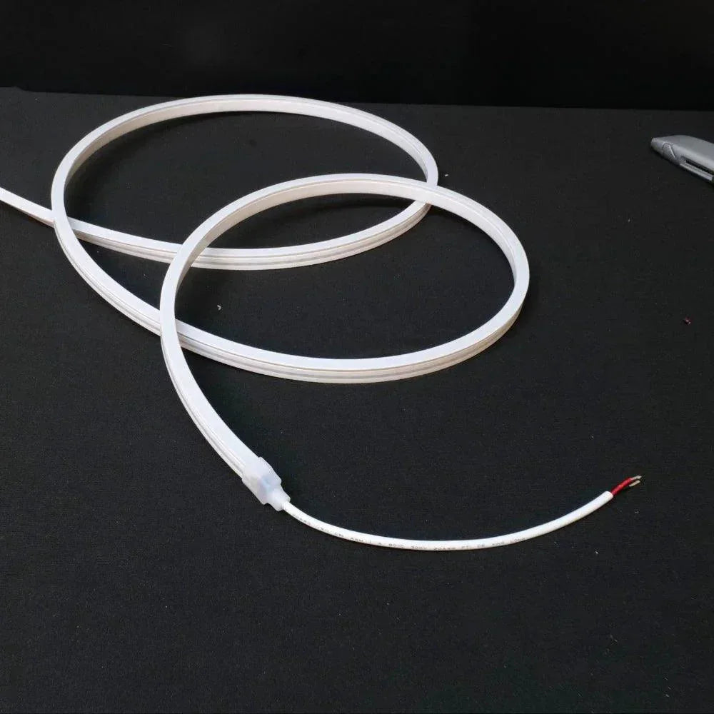 Decking Warm White LED Neon Flex 3000K 24V 6x12mm IP67 Waterproof 1cm Cut 15m | UK LED Lights