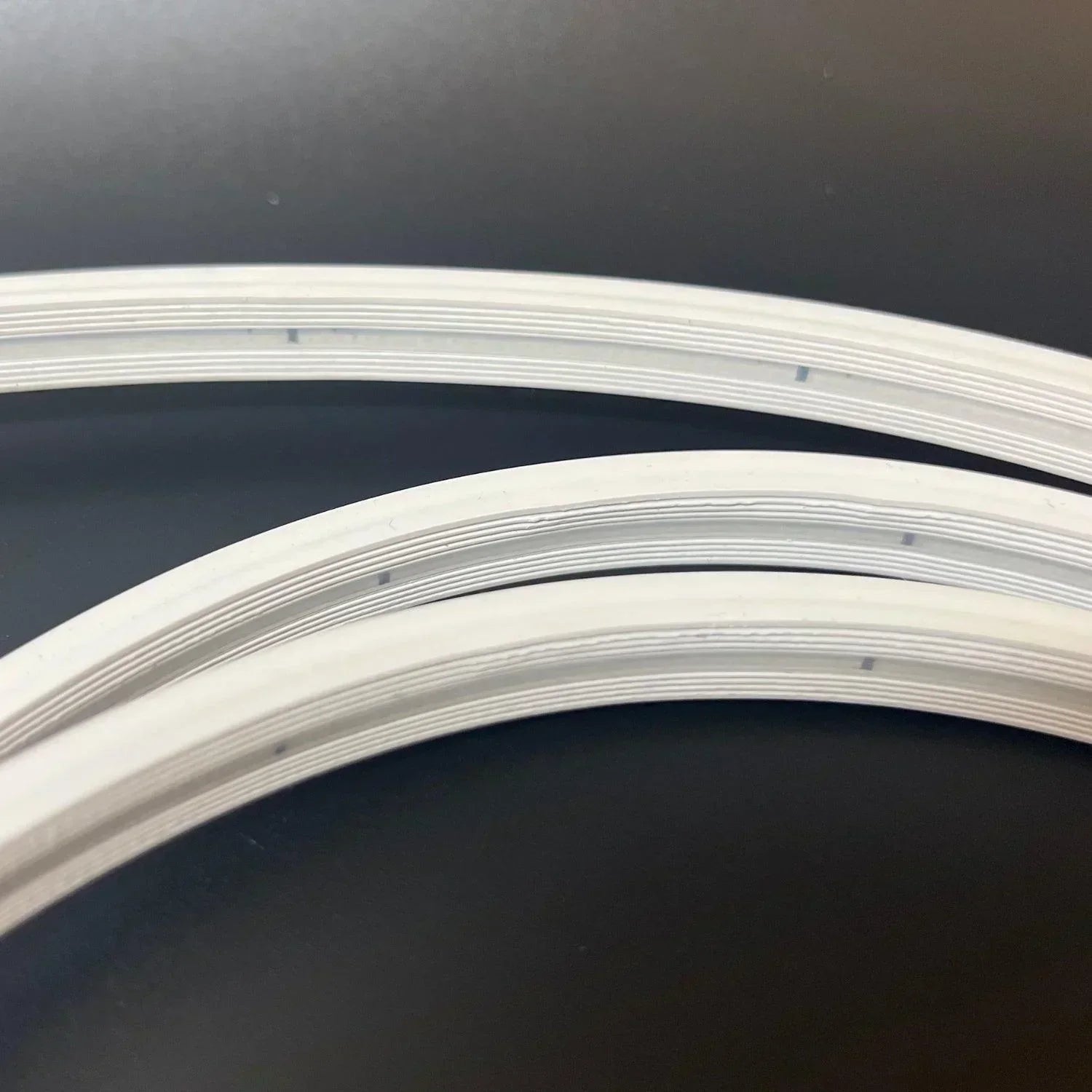 Micro Mini Cool White Neon Flex 6000K 24V Top Bend 4.5x4.5mm IP65 Waterproof 240LEDs/m