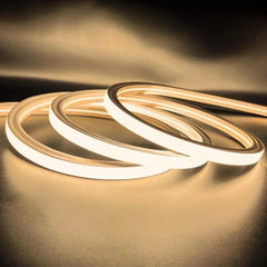Warm White Neon Flex 3000K 16x16mm 220V 240V Top Bending 20cm Cutting IP65 Waterproof with UK Plug - ATOM LED
