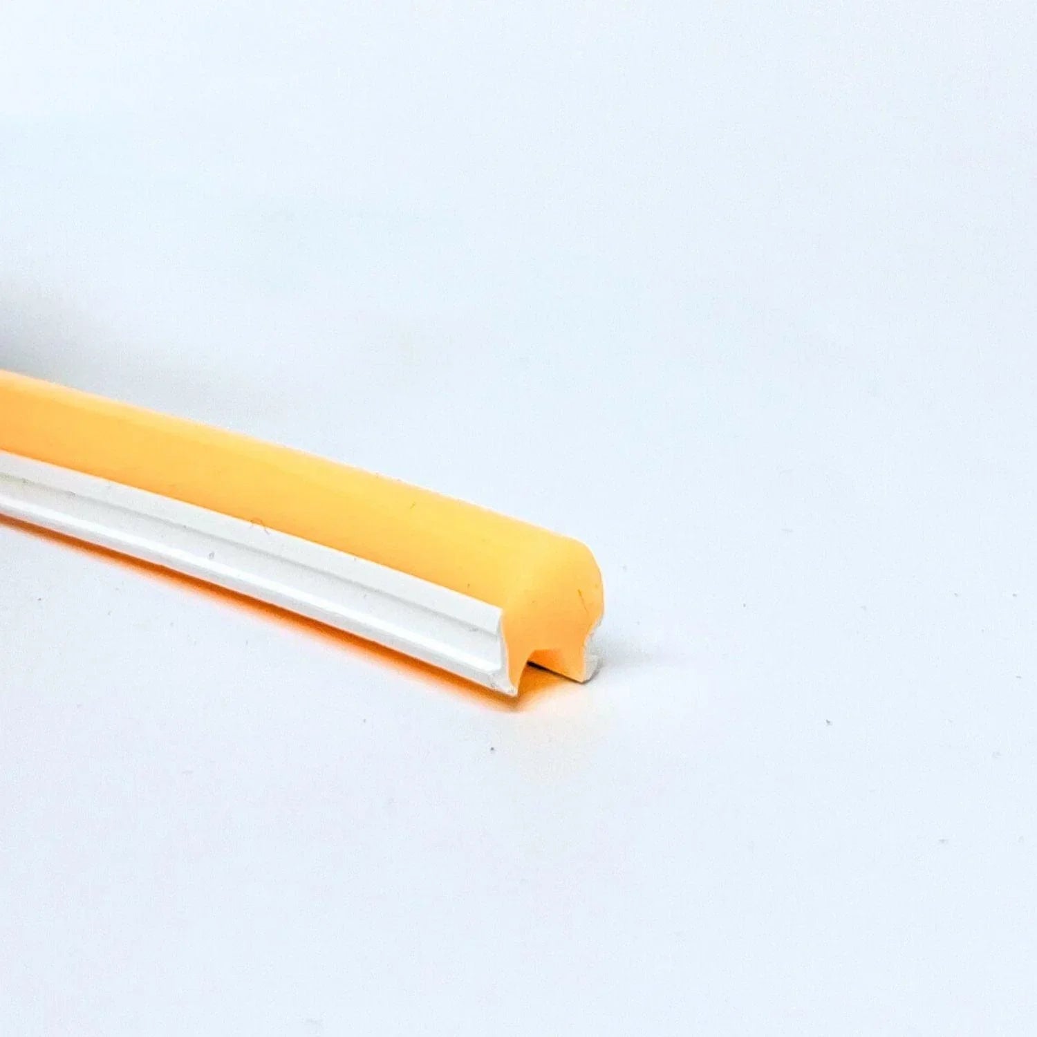 Yellow Silicone Neon Flex Tube Diffuser Body for LED Strip Lights Neon Signs 8mm - UK LED Lights